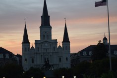 St. Louis Cathedral in front of a beautiful sky