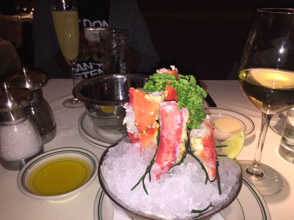 Cracked jumbo king crab legs