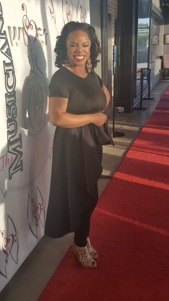 Singer-songwriter and hostess of The Musicians' Wives event Leela James