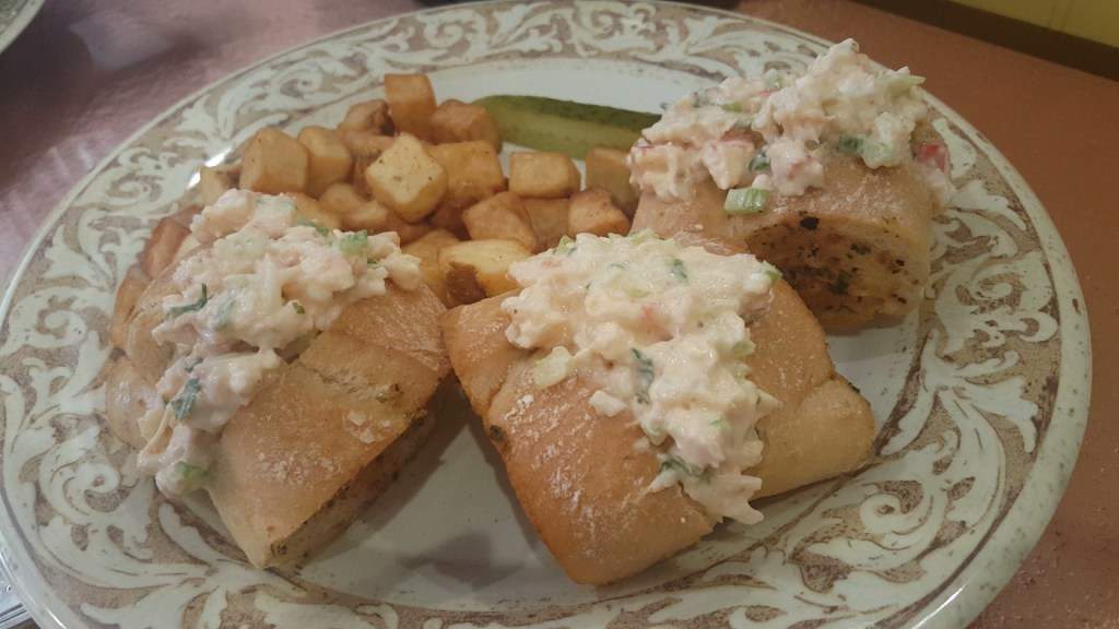 Lobster and shrimp roll sliders