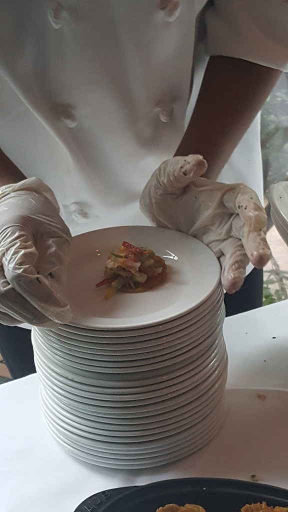 Island shrimp ceviche