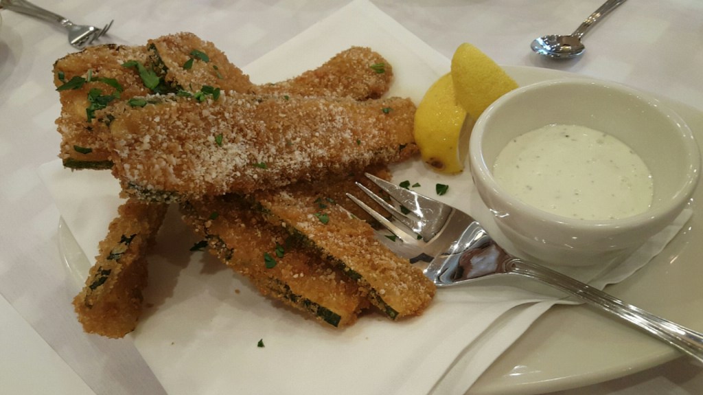 Zucchini fritte with lemon aioli 