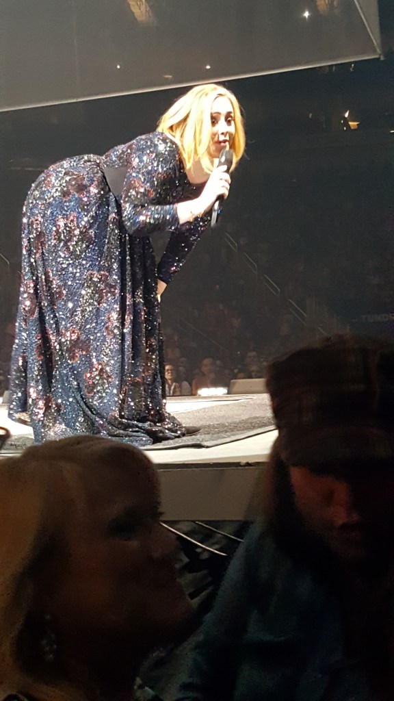 Adele is a Beyonce fan. Perhaps she's trying to get in formation?
