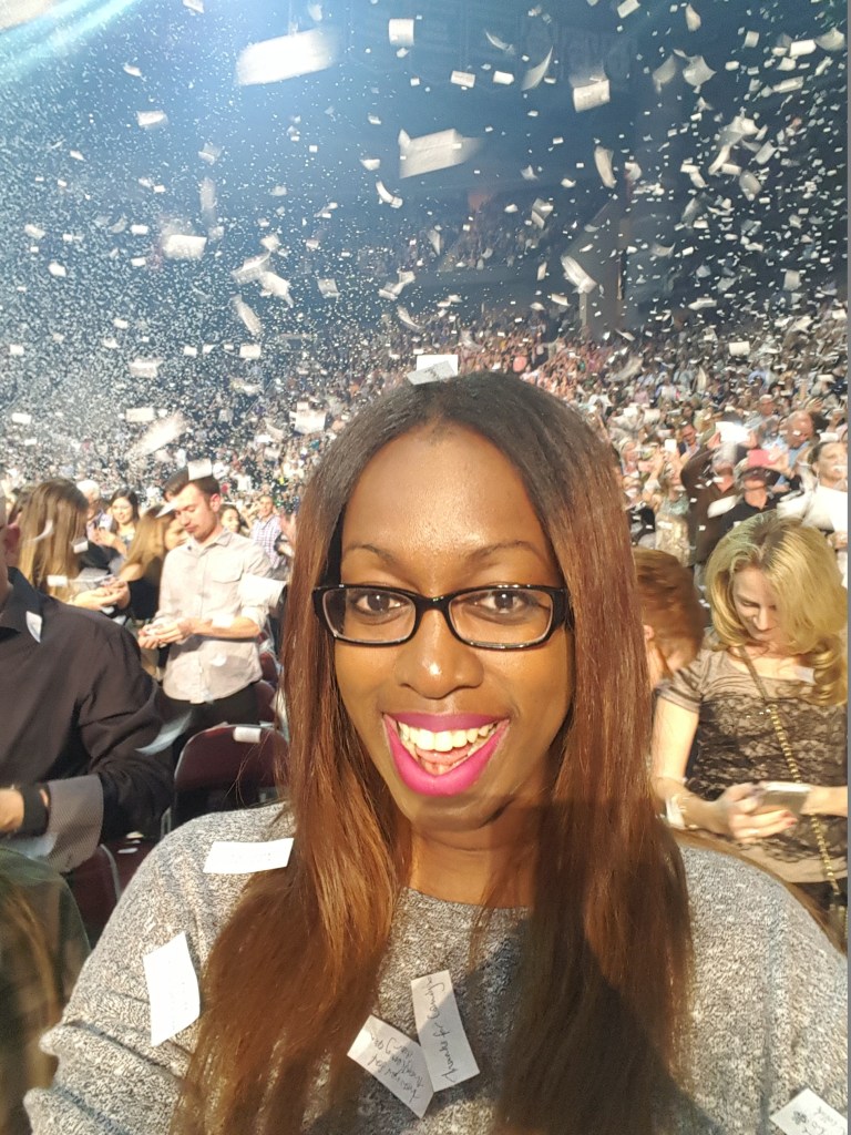 Now this is the face of a happy Val who just got the performance of her life!